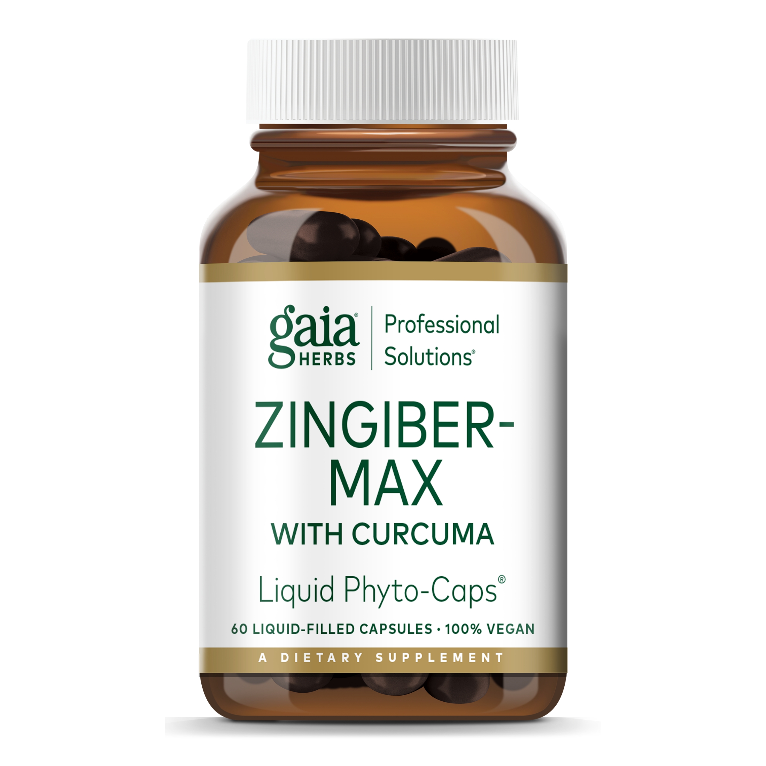 Gaia Herbs - Zingiber-Max with Curcuma Caps 60 lvcaps