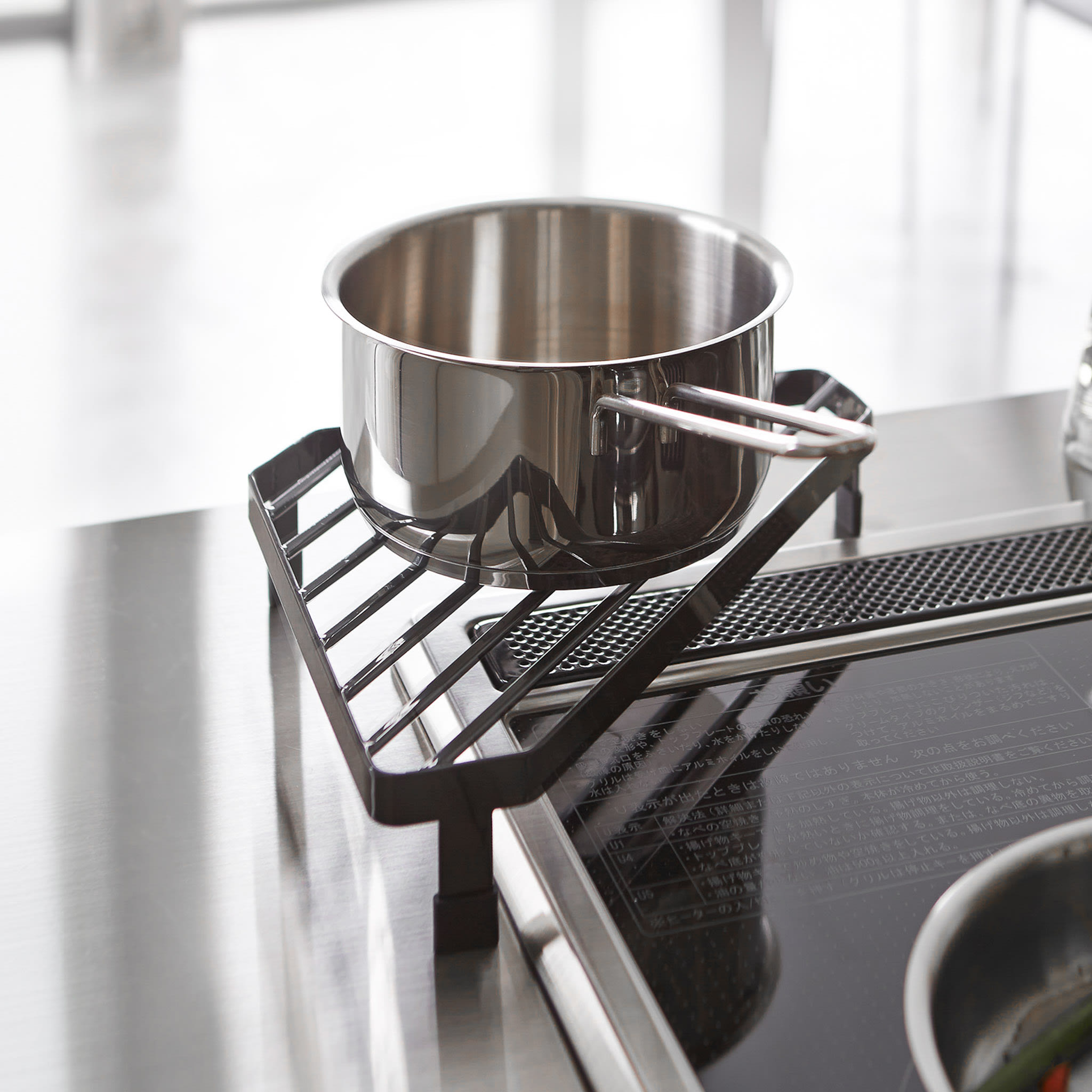 Stove Corner Rack : Heat-Resistant