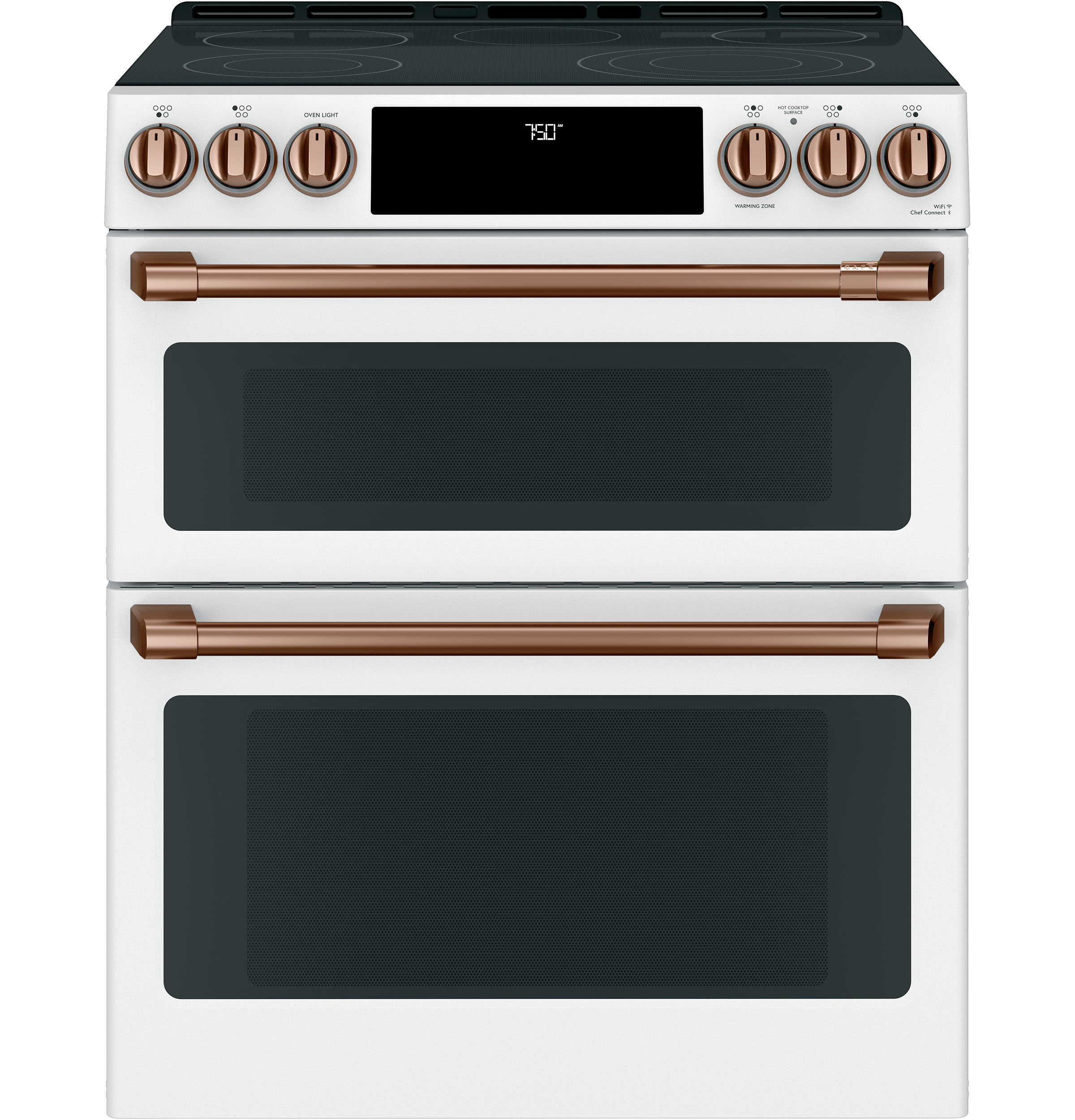 Front Cntrl Elec Knobs,Hndls Brushed Copper — Not Connectable view 4