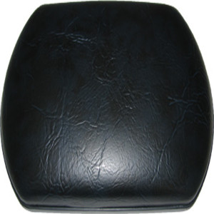 Upholstered Standard-Style Legrest Pad, Invacare Dark Blue with Black Base