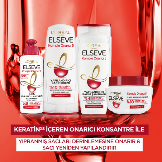 l'oréal paris elseve komple onarıcı 5 sıvı saç kremi 200 ml