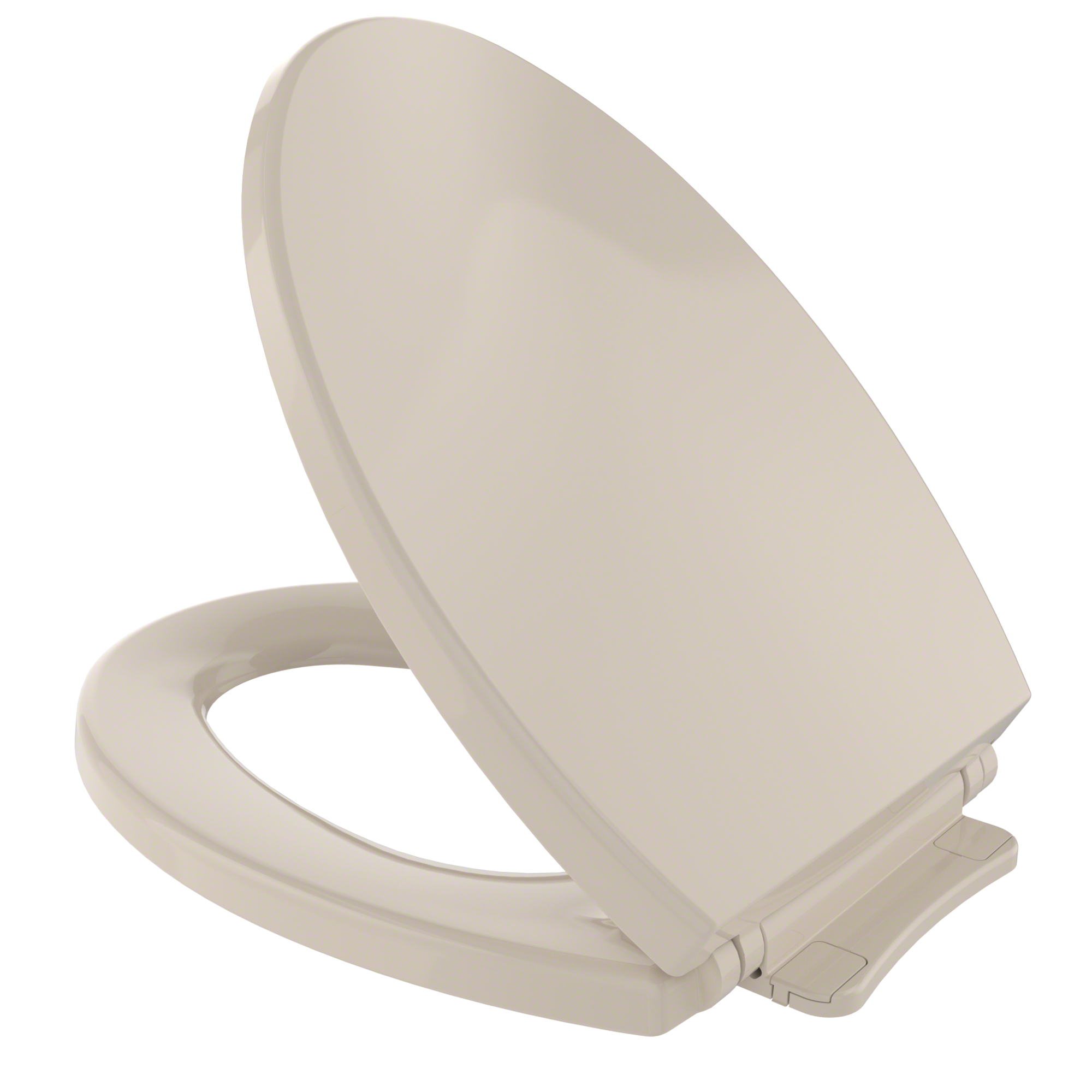 TOTO SoftClose Non Slamming, Slow Close Elongated Toilet Seat and Lid, Bone, Plastic, SS114#03