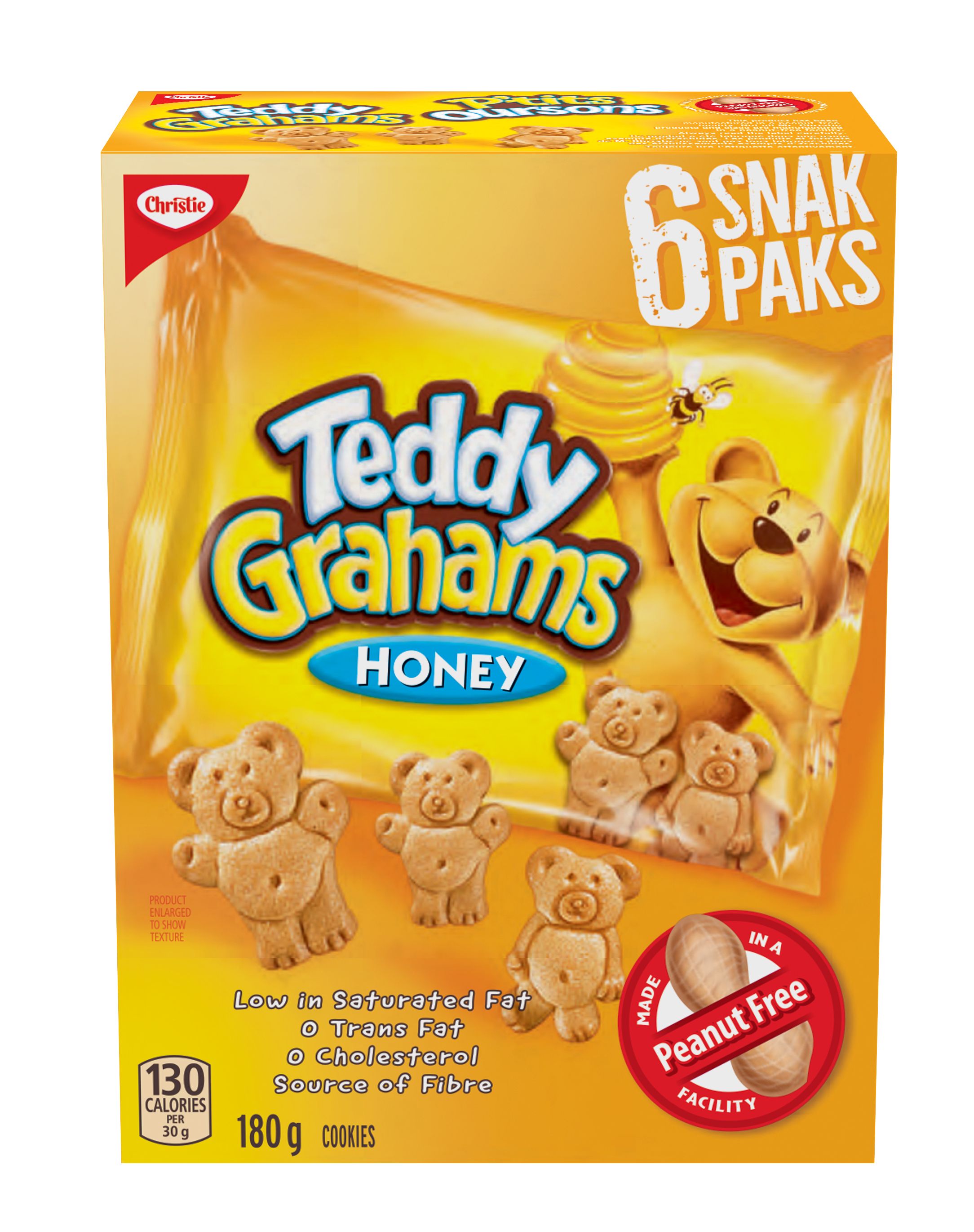 TEDDY GRAHAMS Honey Snak Pak 180 g