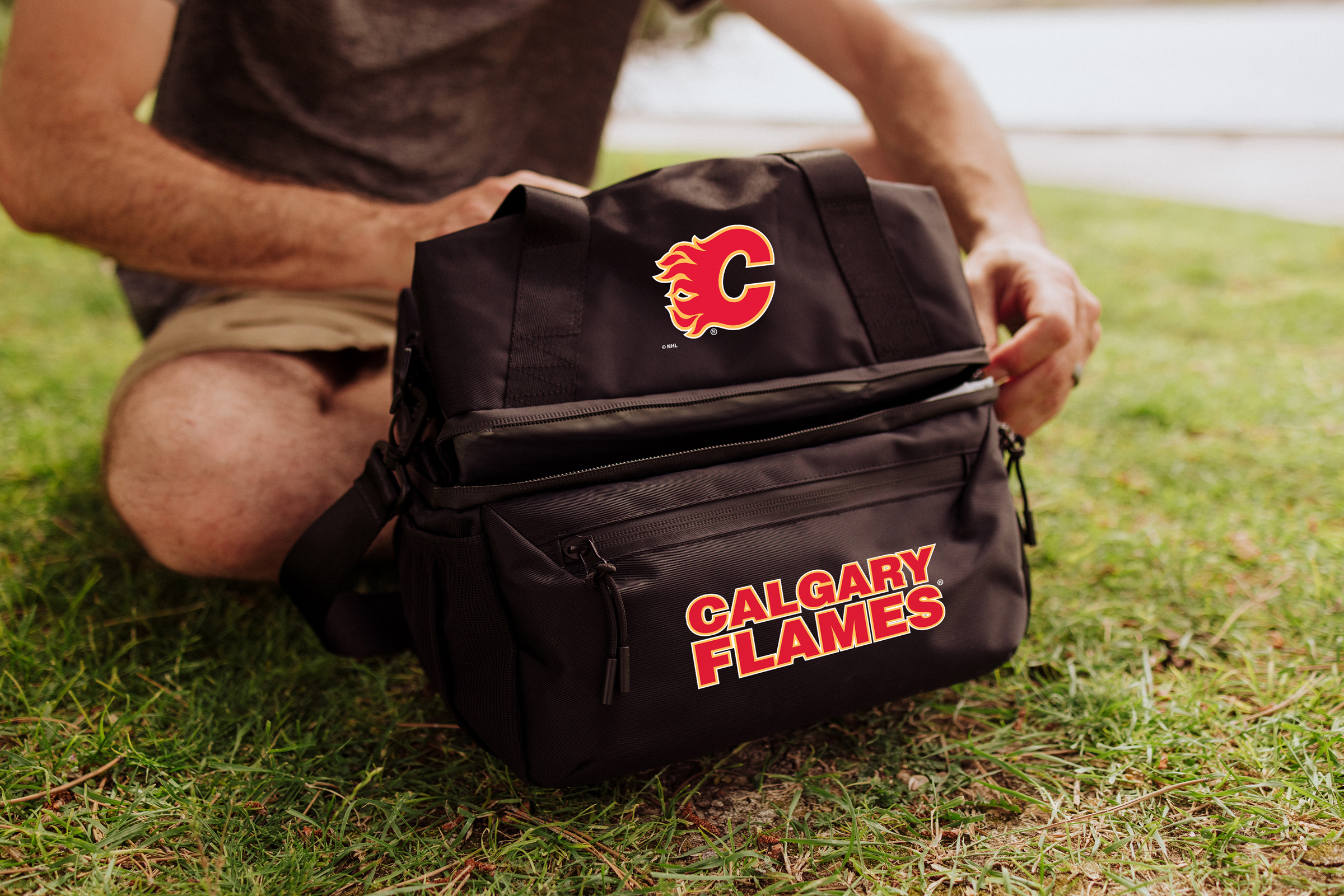 Calgary Flames - Tarana Recycled Lunch Bag Cooler with Utensils