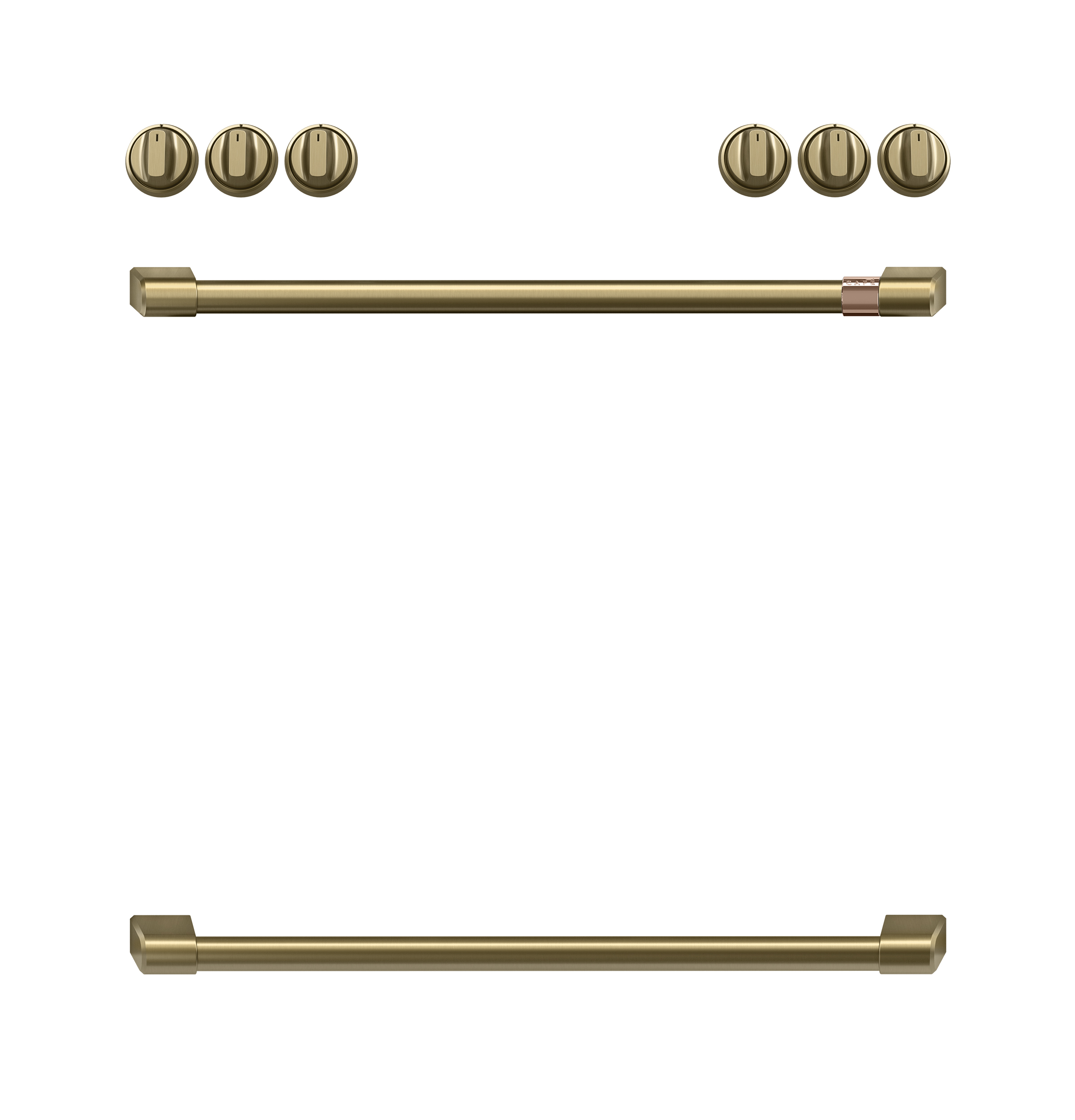 Front Cntrl — Elec — Knobs,Hndls — Brushed Brass — Not Connectable