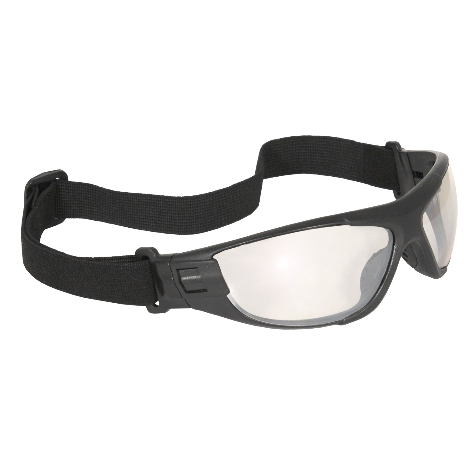 Cuatro 4-in-1 Foam Lined Eyewear - Black Frame - Indoor/Outdoor Anti-Fog Lens