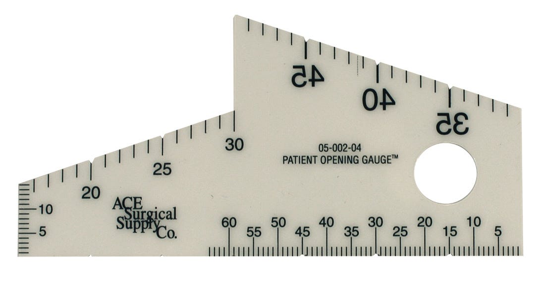 Patient Opening Gauge, cold sterilize only