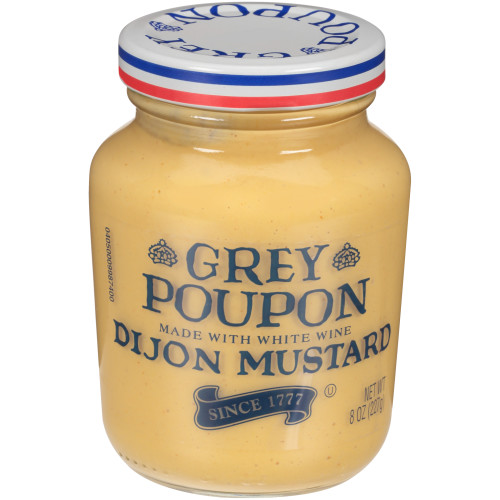  GREY POUPON Dijon Mustard, 8 oz. Jars (Pack of 12) 