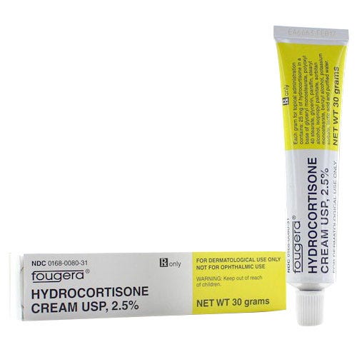 Hydrocortisone Cream, 2.5%, 30gm Tube