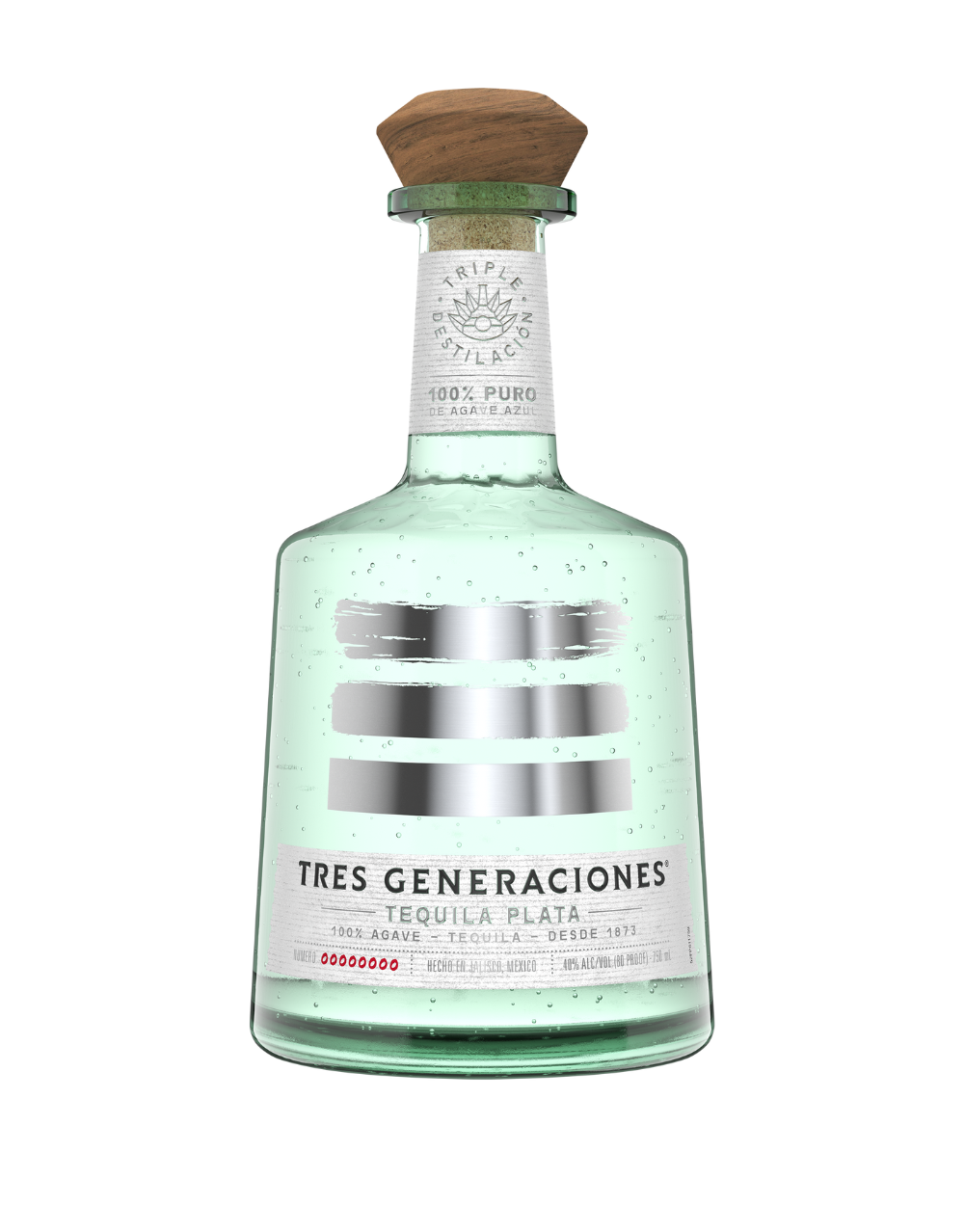 TRES GENERACIONES PLATA TEQUILA