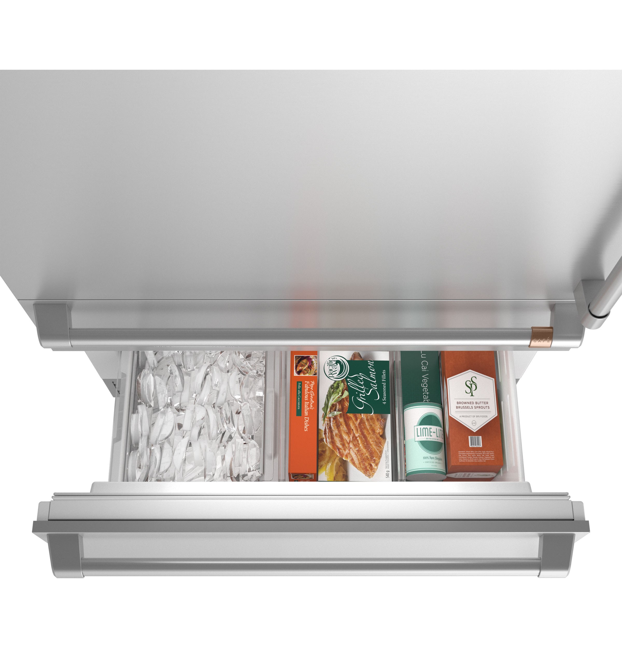 Café™ 36 in.  20.2 Cu. Ft. Stainless Steel Built In Bottom Freezer Refrigerator view 4
