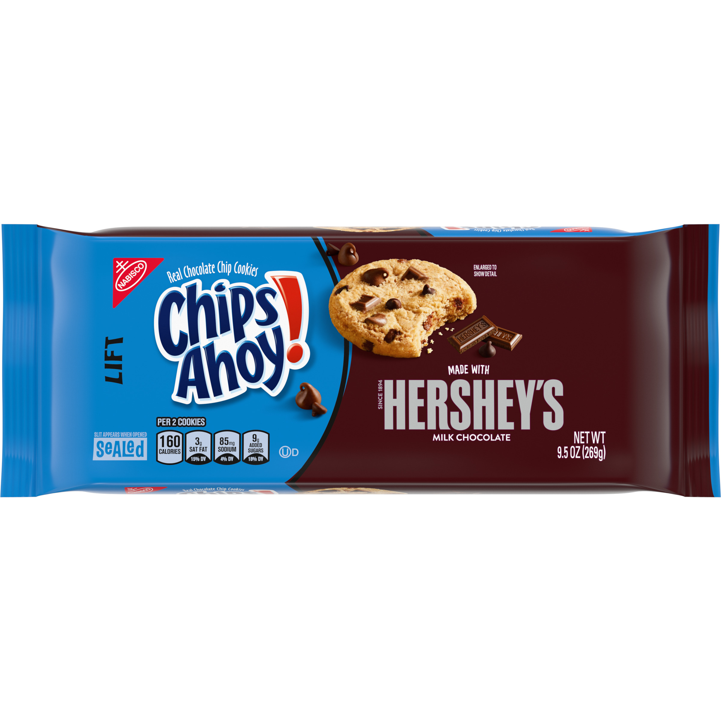 CHIPS AHOY! Hershey's Milk Chocolate Chip Cookies, 9.5 oz-3