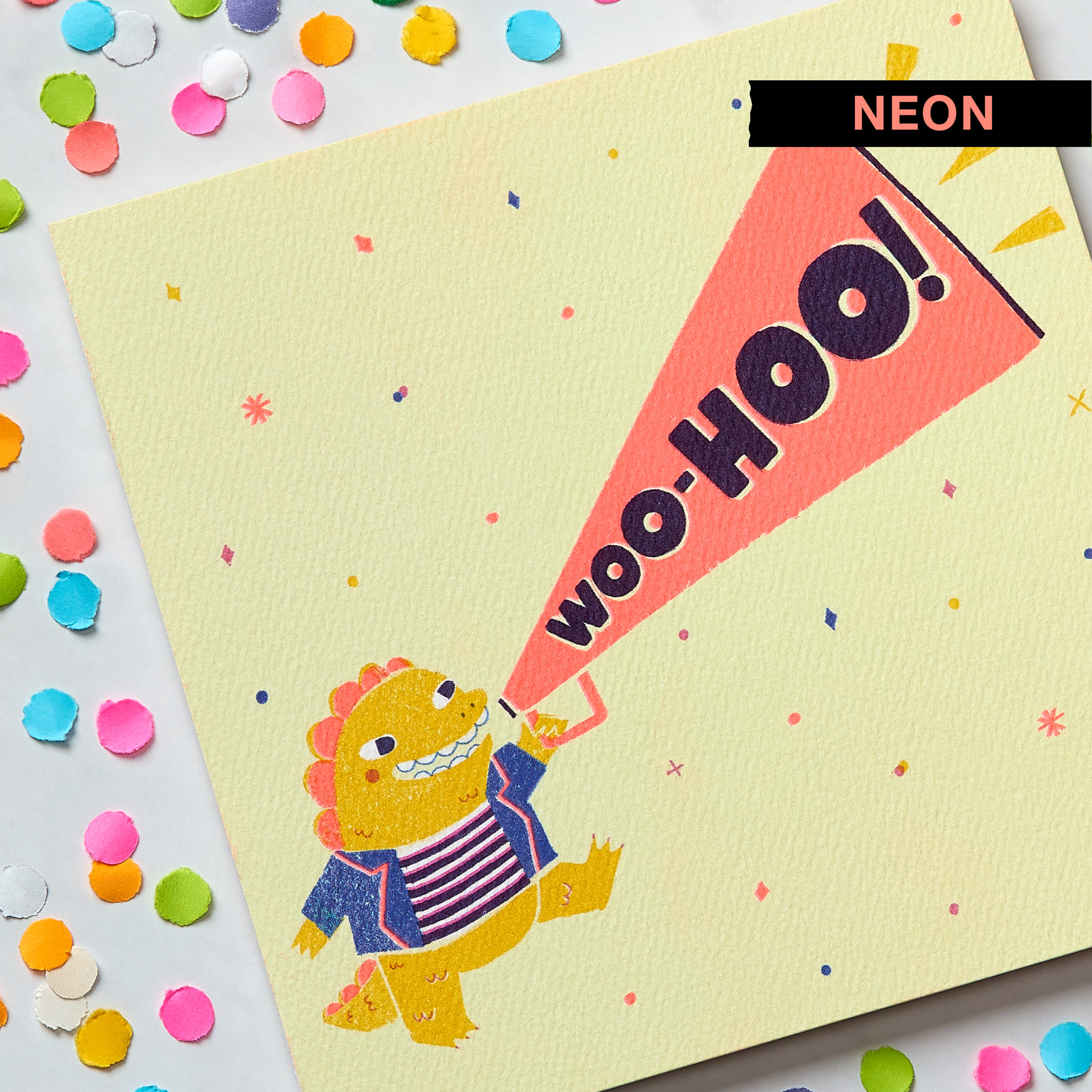 Woo-Hoo Greeting Card for Kids - Birthday, Congratulations, Thinking of You, Friendship, Encouragement image