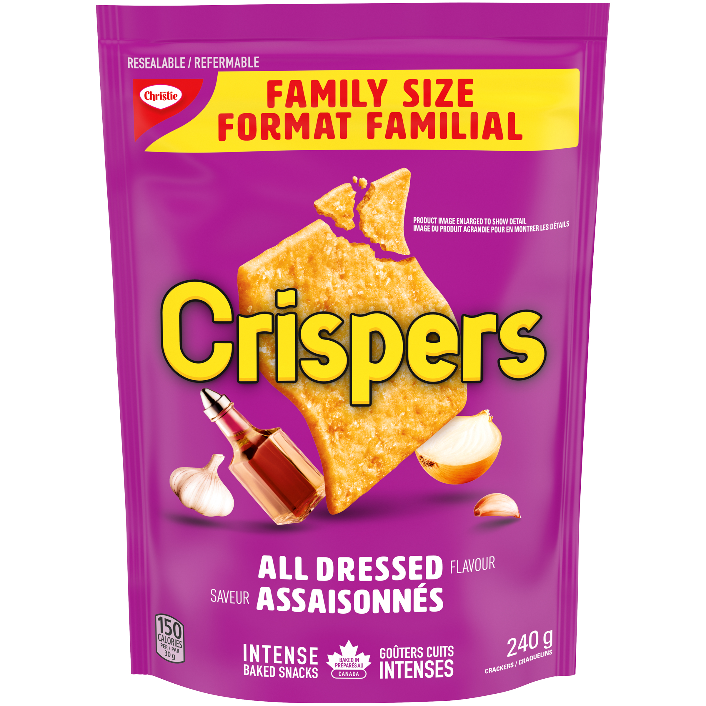CRISPERS ASSAISONNÉS 240G