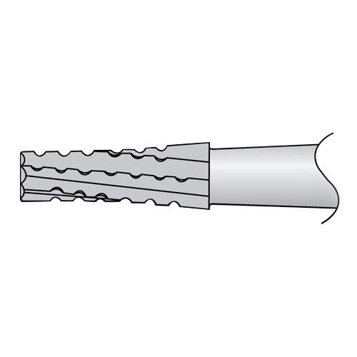 Oral Surgery Bur, #703 Taper/Flat End Cross Cut, Shank #3 (65mm), Sterile - 10/Box
