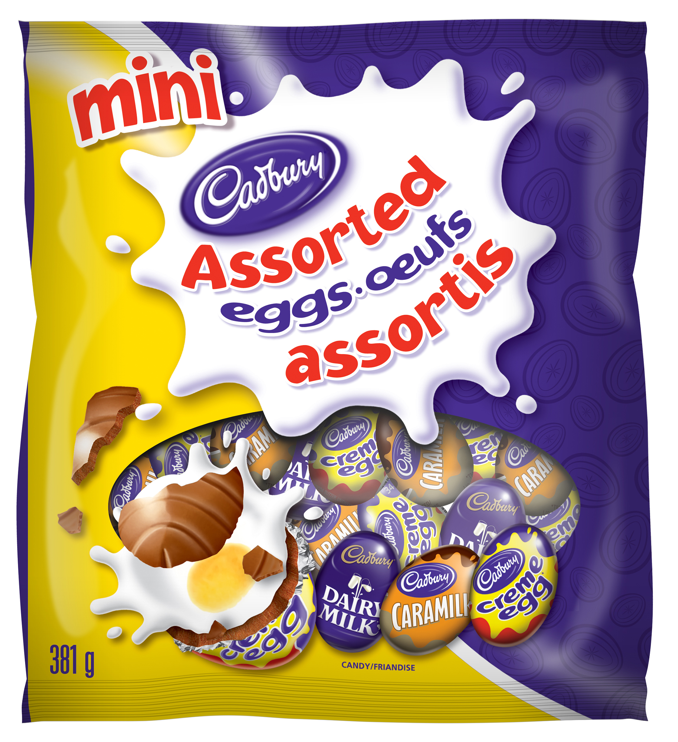 Cadbury Assorted Mini Eggs Chocolate 381 G