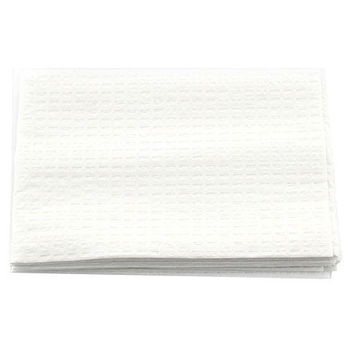 Patient Towel Tissue/Poly 13" x 18" 2-Ply White - 500/Case