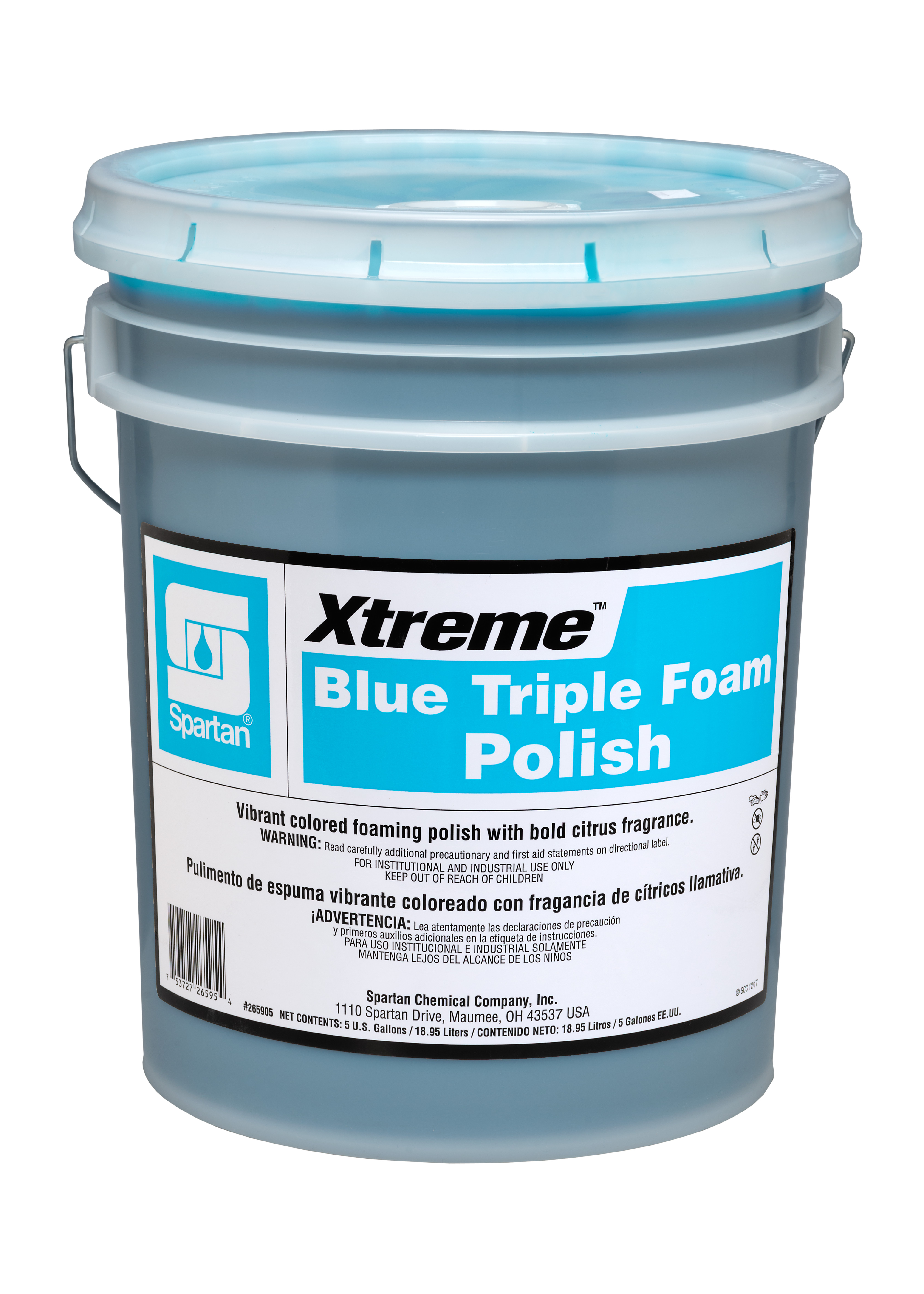Spartan Chemical Company Xtreme Blue Triple Foam Polish, 5 GAL PAIL