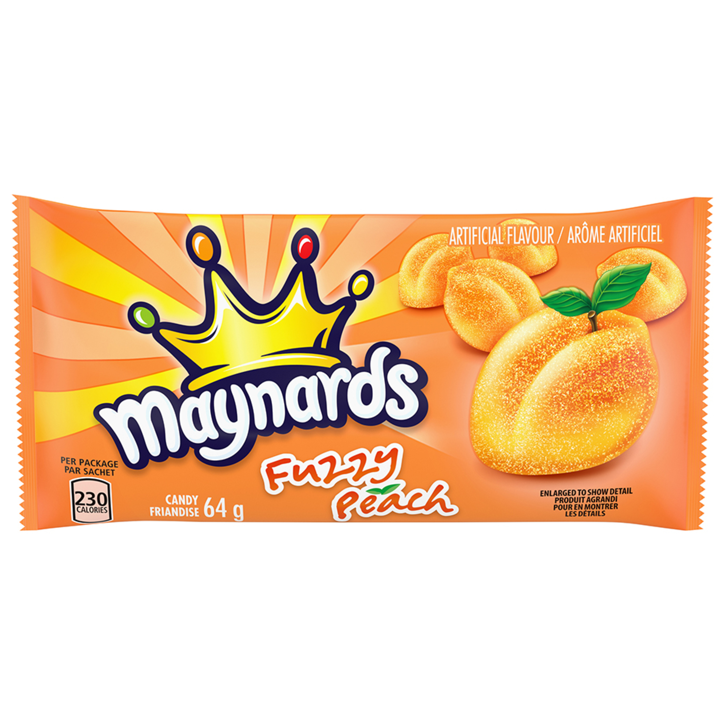 MAYNARDS FUZZY PEACH Candy 64 g-thumbnail-0