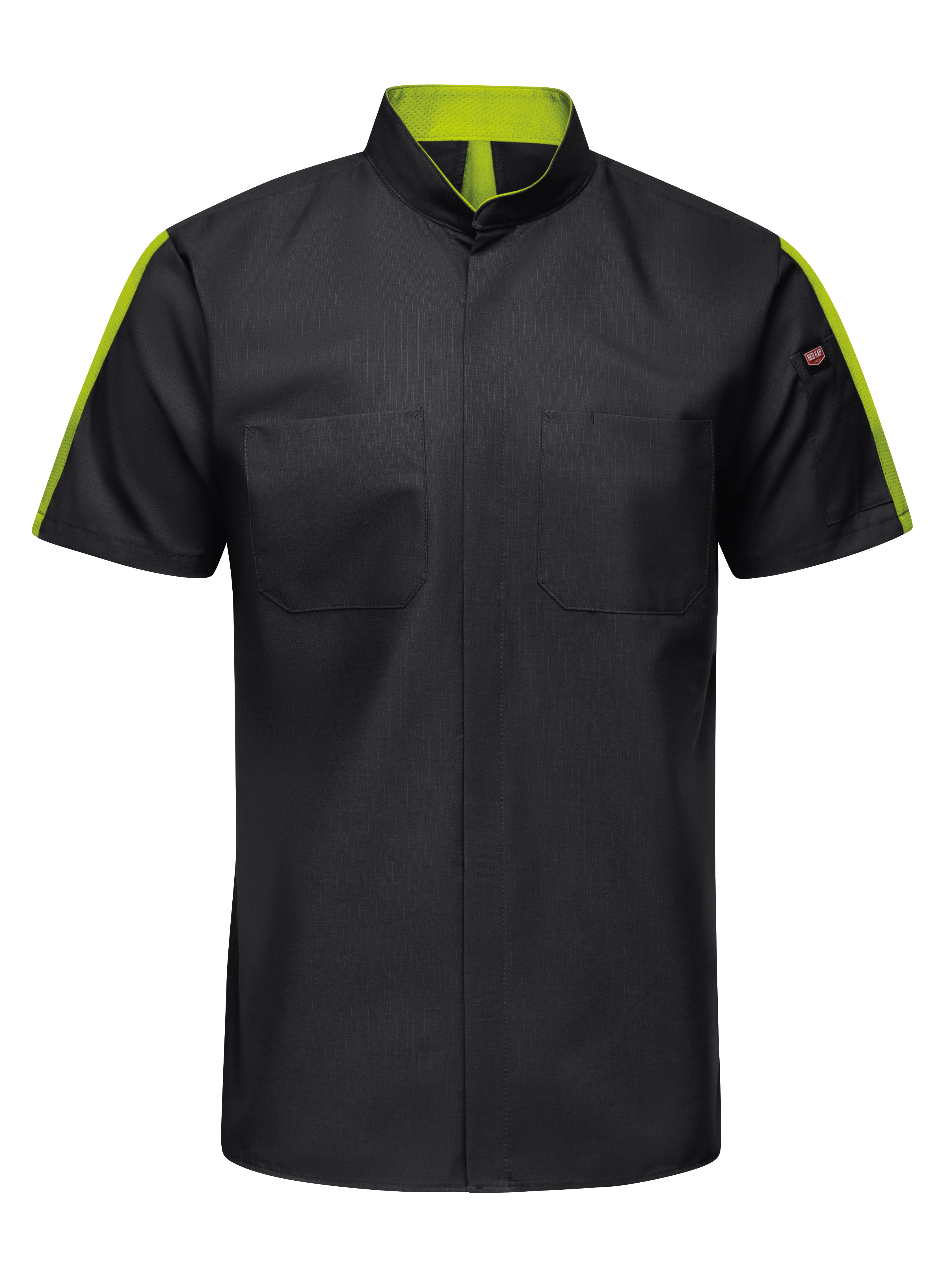 Picture of Red Kap® SX46-COLORBLOCK Men's Short Sleeve Two Tone Pro+ Work Shirt with OilBlok and MIMIX®