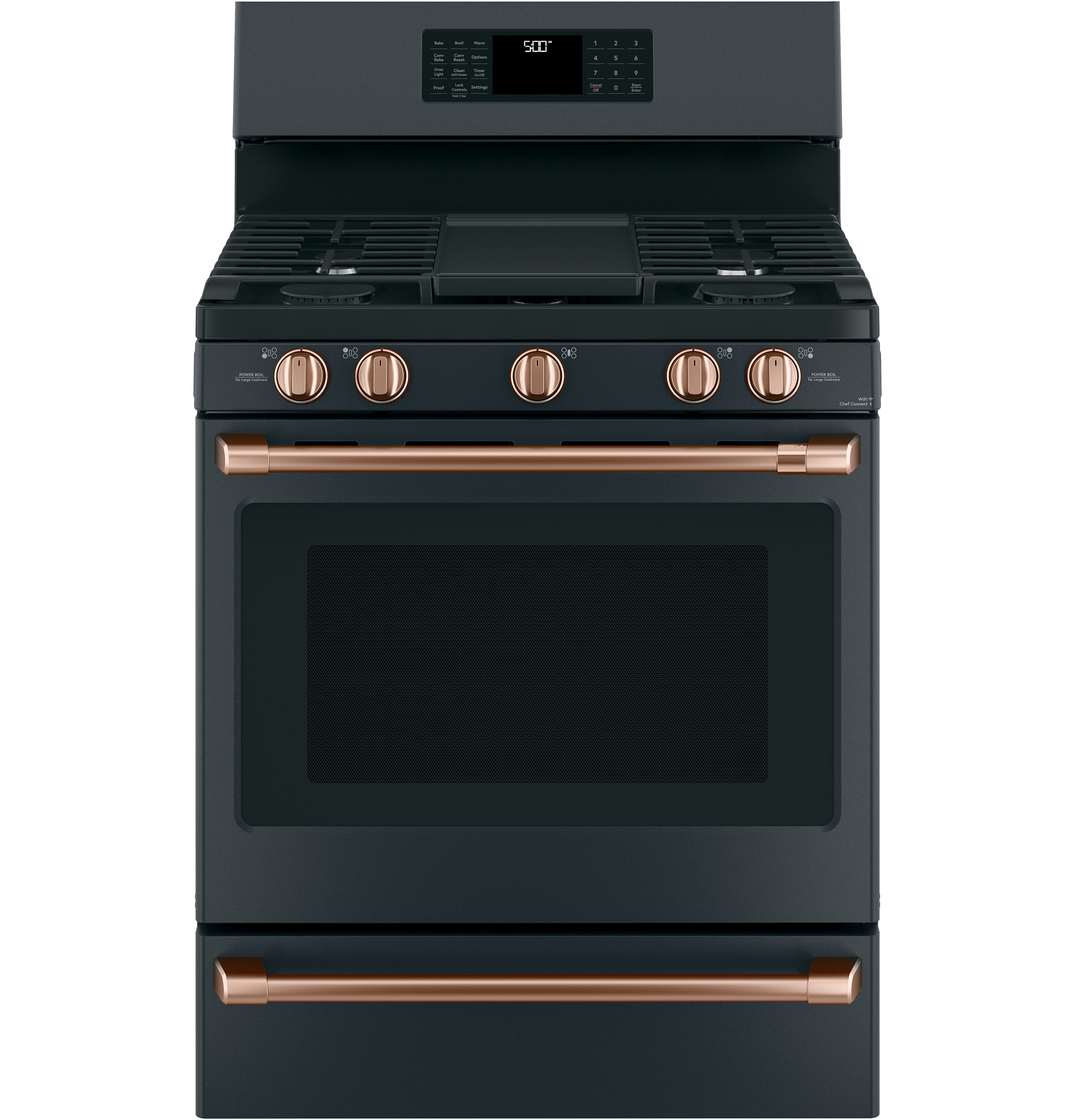 Freestanding Gas Knobs,Hndls Brushed Copper — Not Connectable view 2