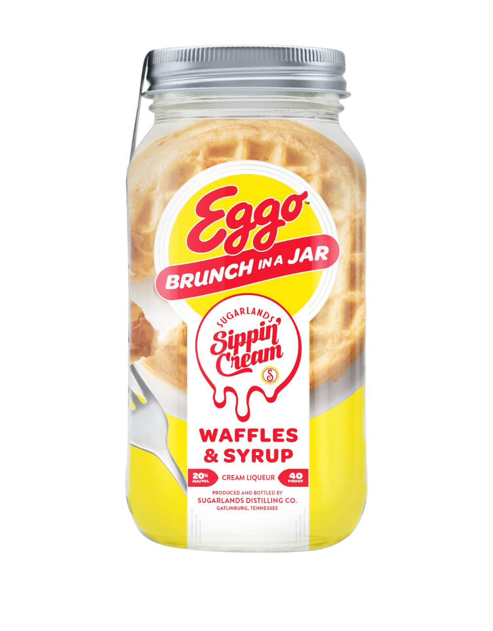 EGGO BRUNCH IN A JAR WAFFLES & SYRUP CREAM LIQUEUR