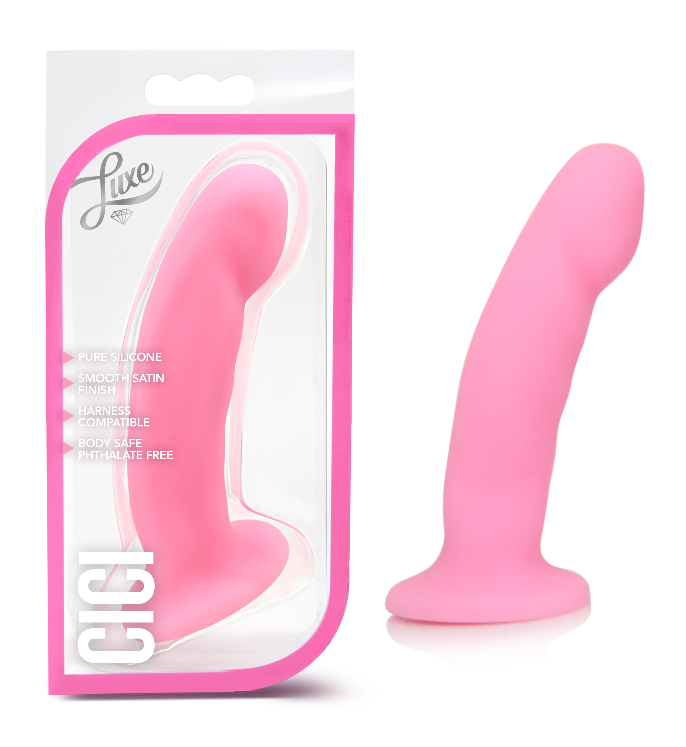 Blush Luxe Cici Realistic Pink 5.75-Inch Long Dildo