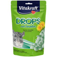 Image of Vitakraft Drops Chinchilla Treat with Dandelion Flavor 5.3 oz