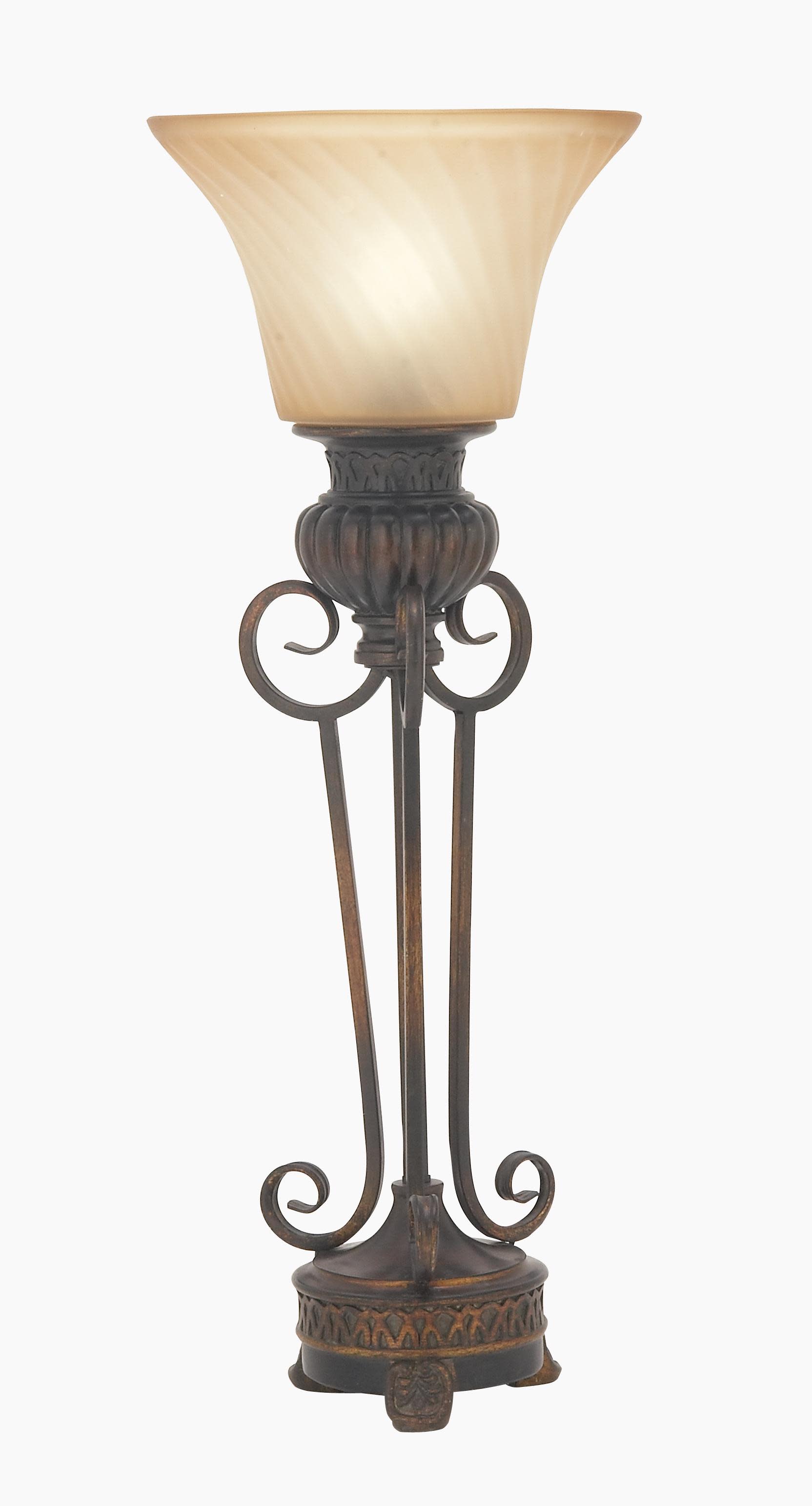 Brown Metal Natural Uplight, Set of 2 30" x 11" x 11"