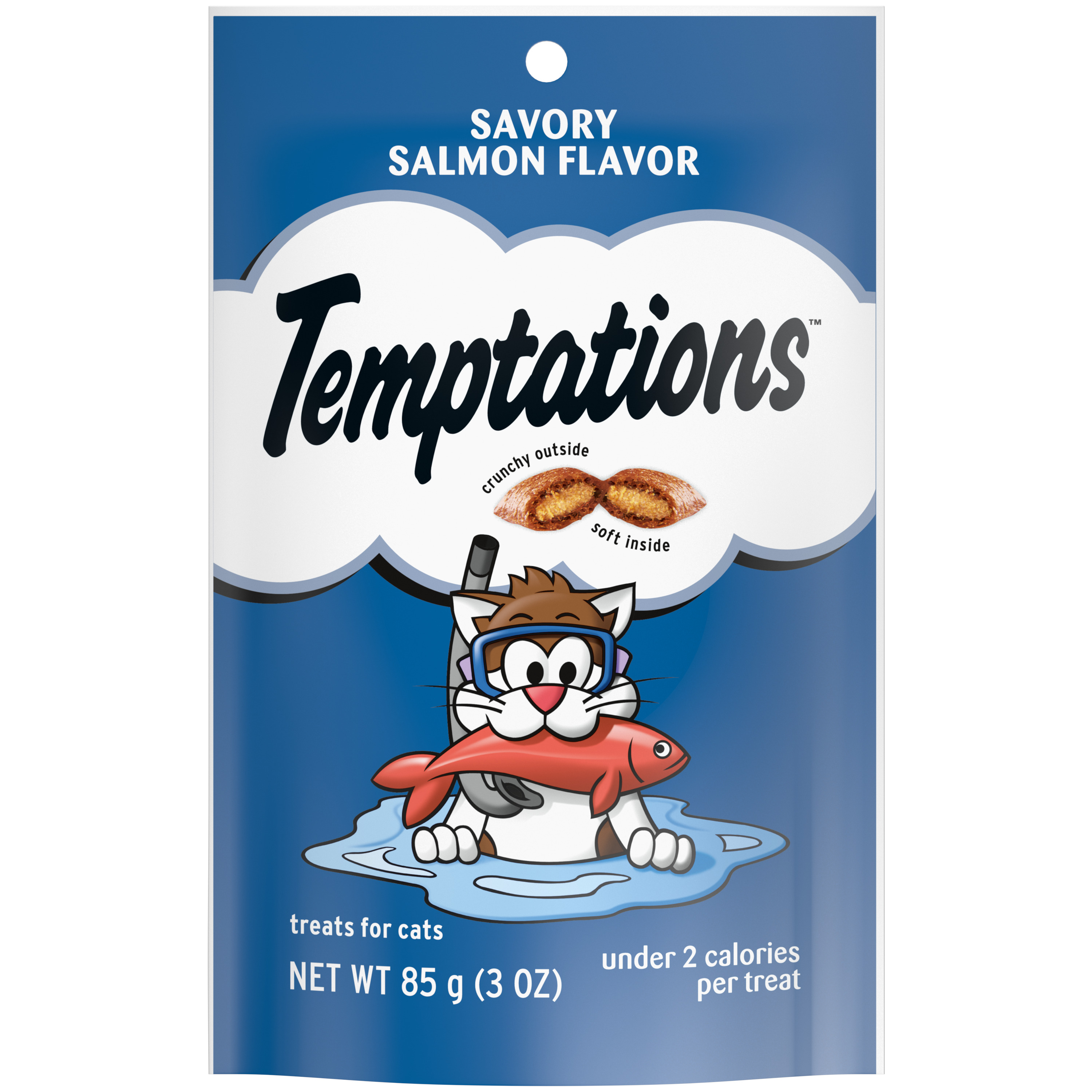 3 oz. Whiskas Temptations Savory Salmon - Treats