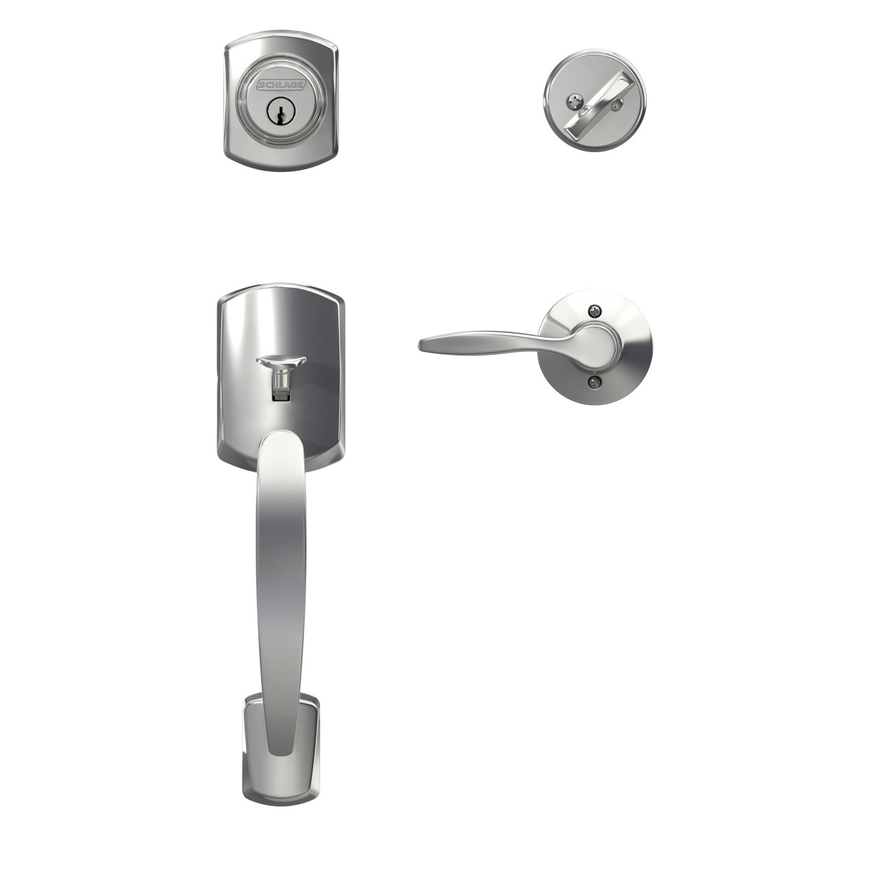 Single Cylinder Handleset and Delfayo Lever
