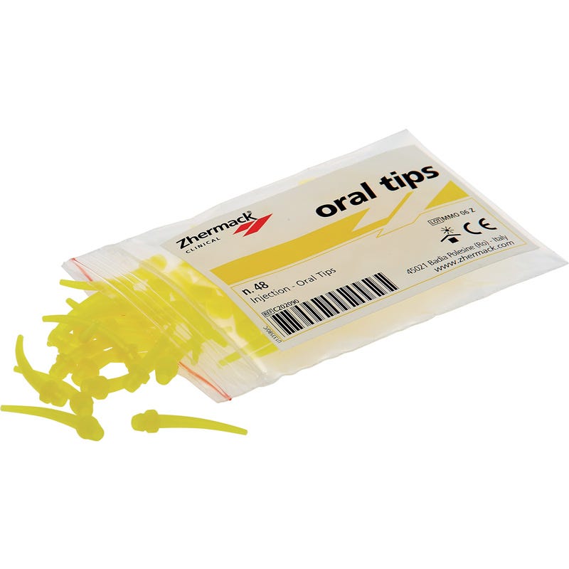 Oral Tips Yellow - 48/Box