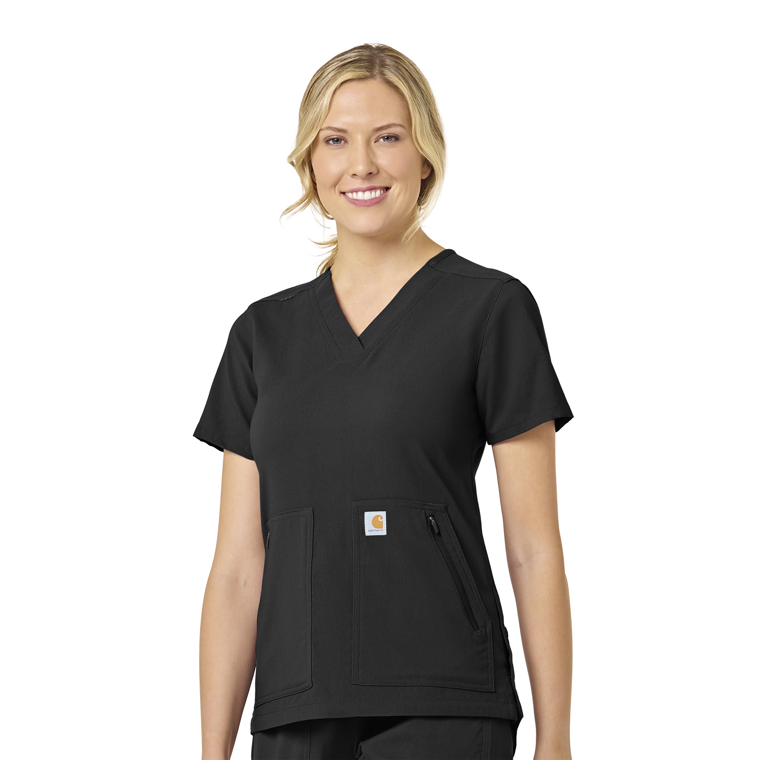 Rugged Flex Peak Women&#8216;s 4-Pocket V-Neck Scrub Top-Carhartt