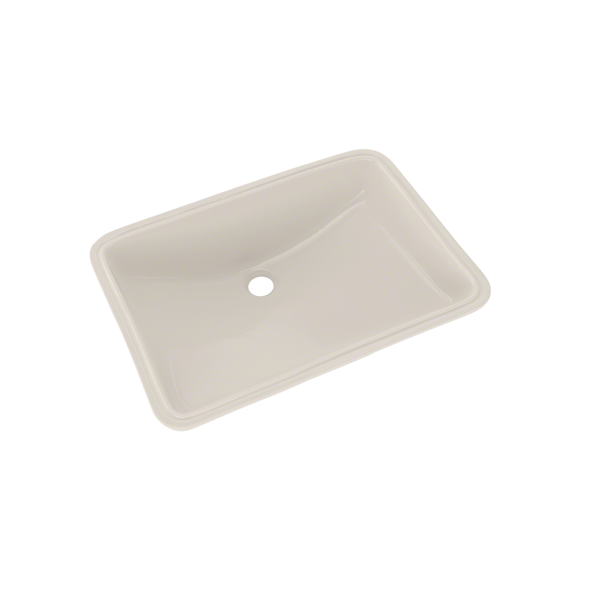 TOTO 21-1/4" x 14-3/8" Large Rectangular Undermount Bathroom Sink with CEFIONTECT, Sedona Beige, Vitreous China, LT540G#12