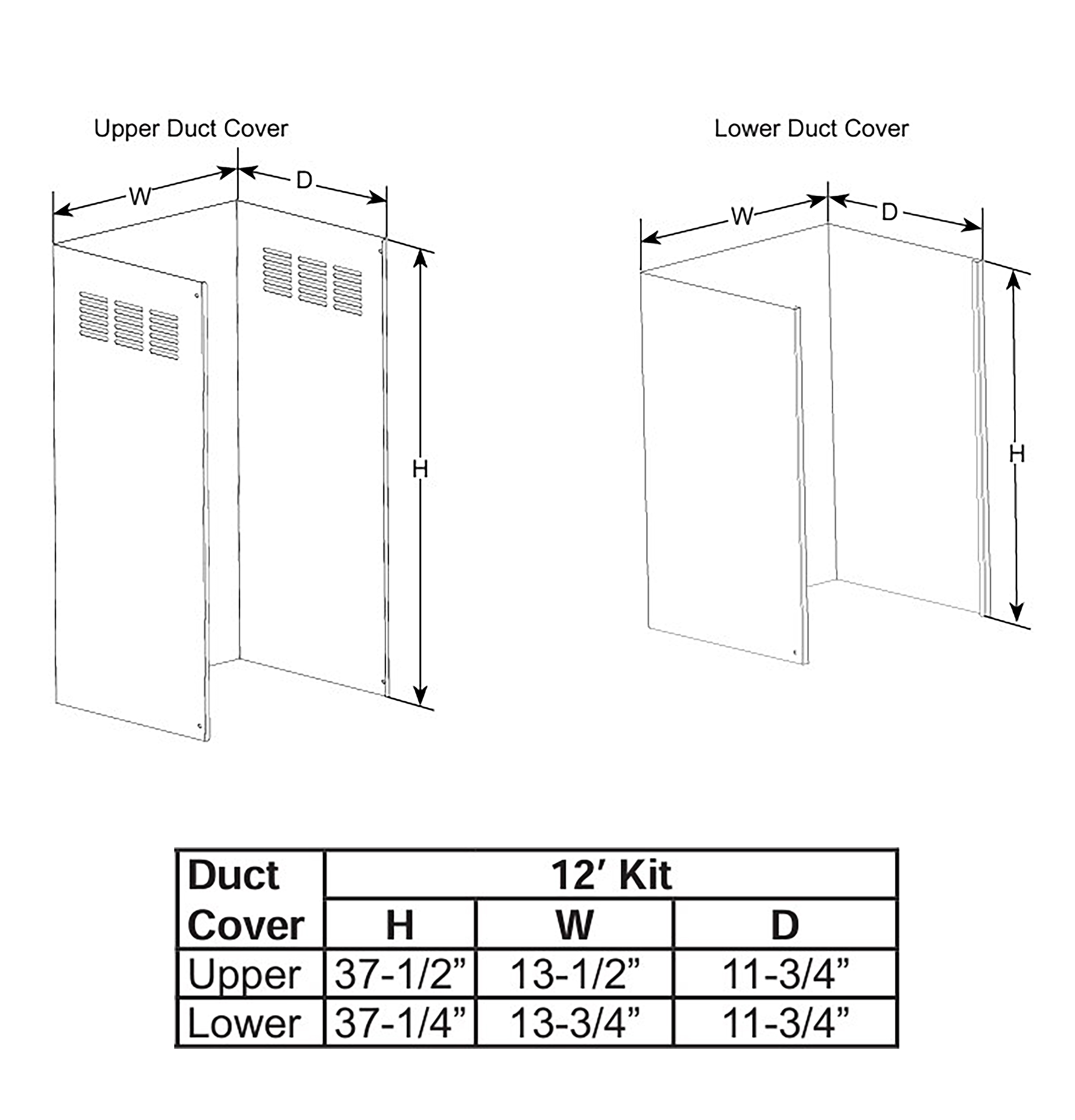 12 Ft Duct Cover — Not Connectable view 3
