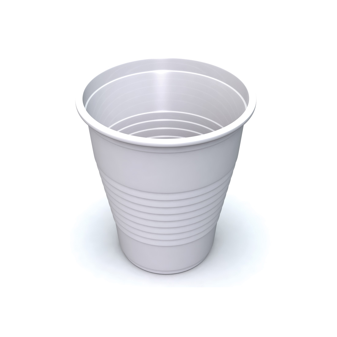 Plastic Cups, White, 5oz.- 1000/Case