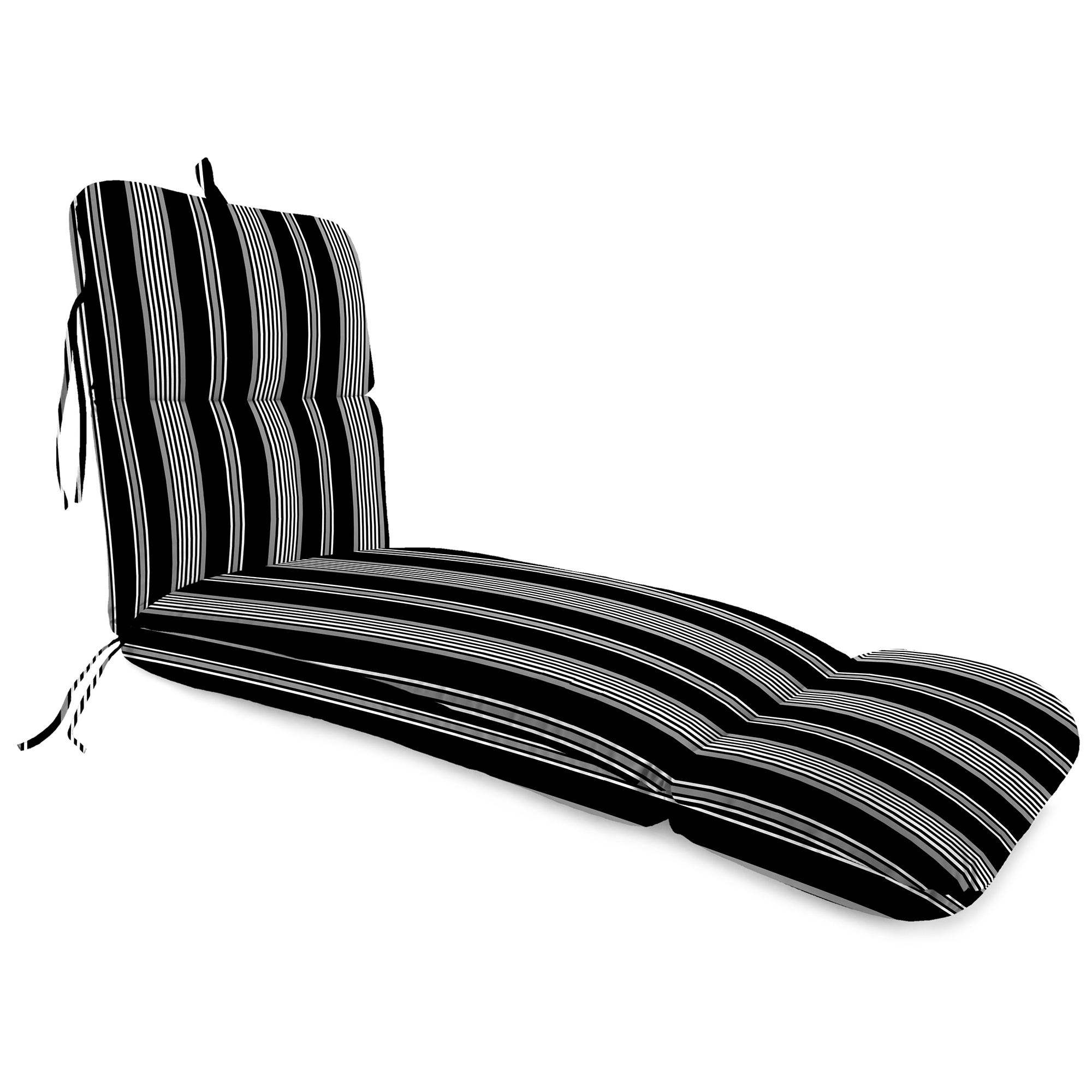 New Outdoor Patio Chaise Lounge Cushion with Ties and Loop 74" x 22", UV Treated - Picture 11 of 17
