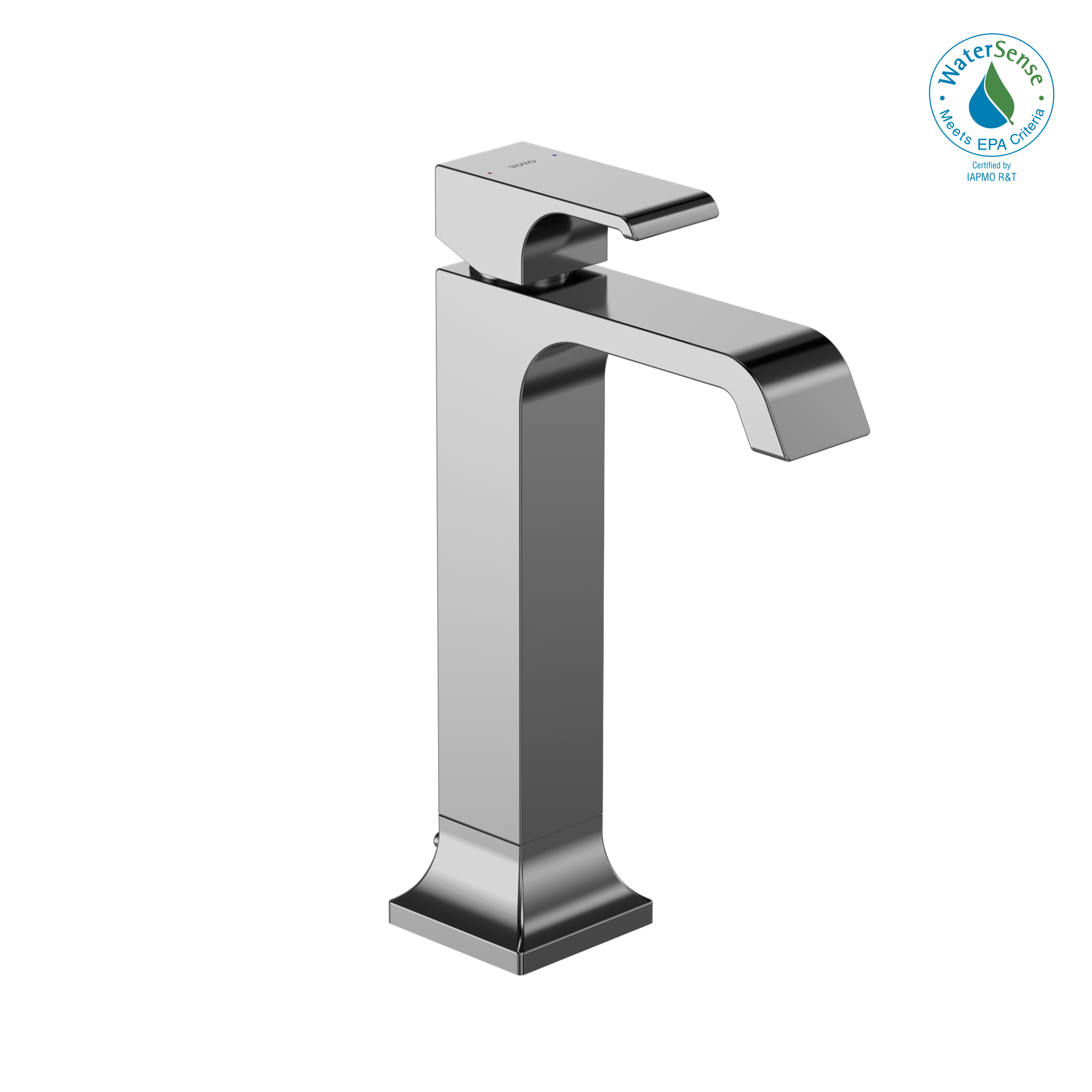 TOTO GC 1.2 GPM Single Handle Vessel Bathroom Sink Faucet with COMFORT GLIDE Technology, Polished Chrome, Brass, TLG08305U#CP