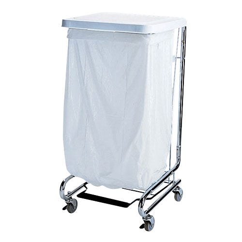 Waste Can Liner White 20-30 Gallon .80mil 30" x 36" - 200/Case