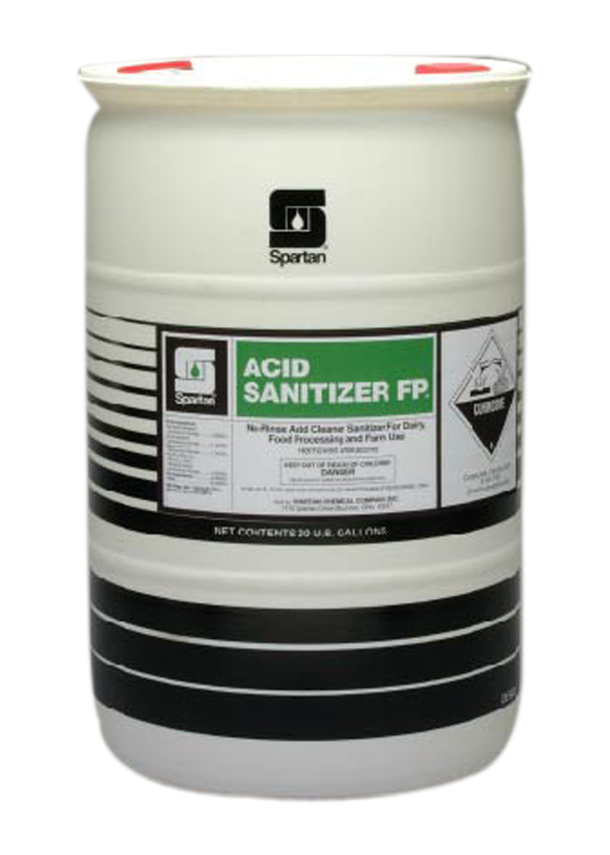 Spartan Chemical Company Acid Sanitizer FP, 30 GAL DRUM