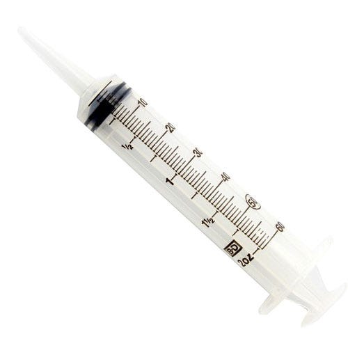 60 cc Syringe, Catheter Tip - 40/Box