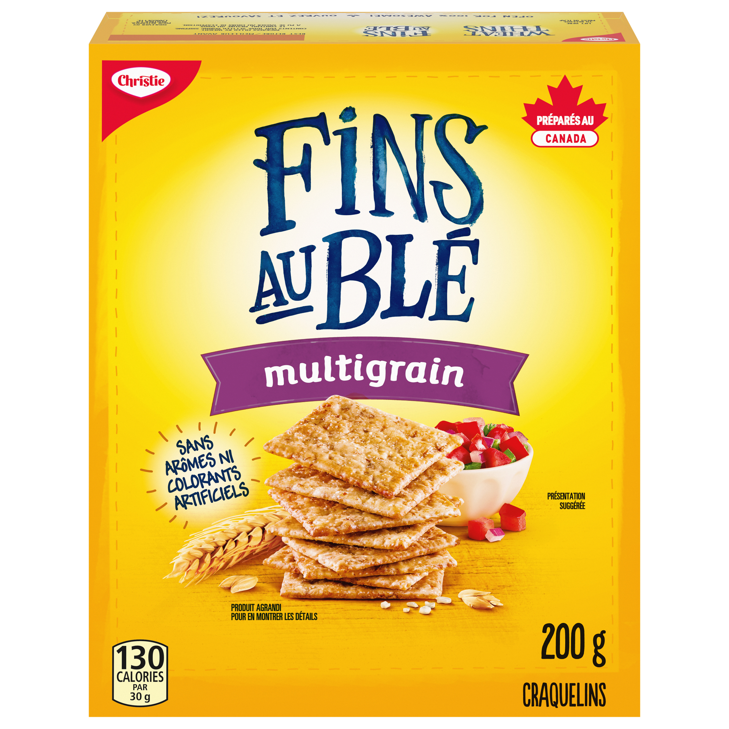 Craquelins FINS AU BLÉ Multigrain 200 g-0