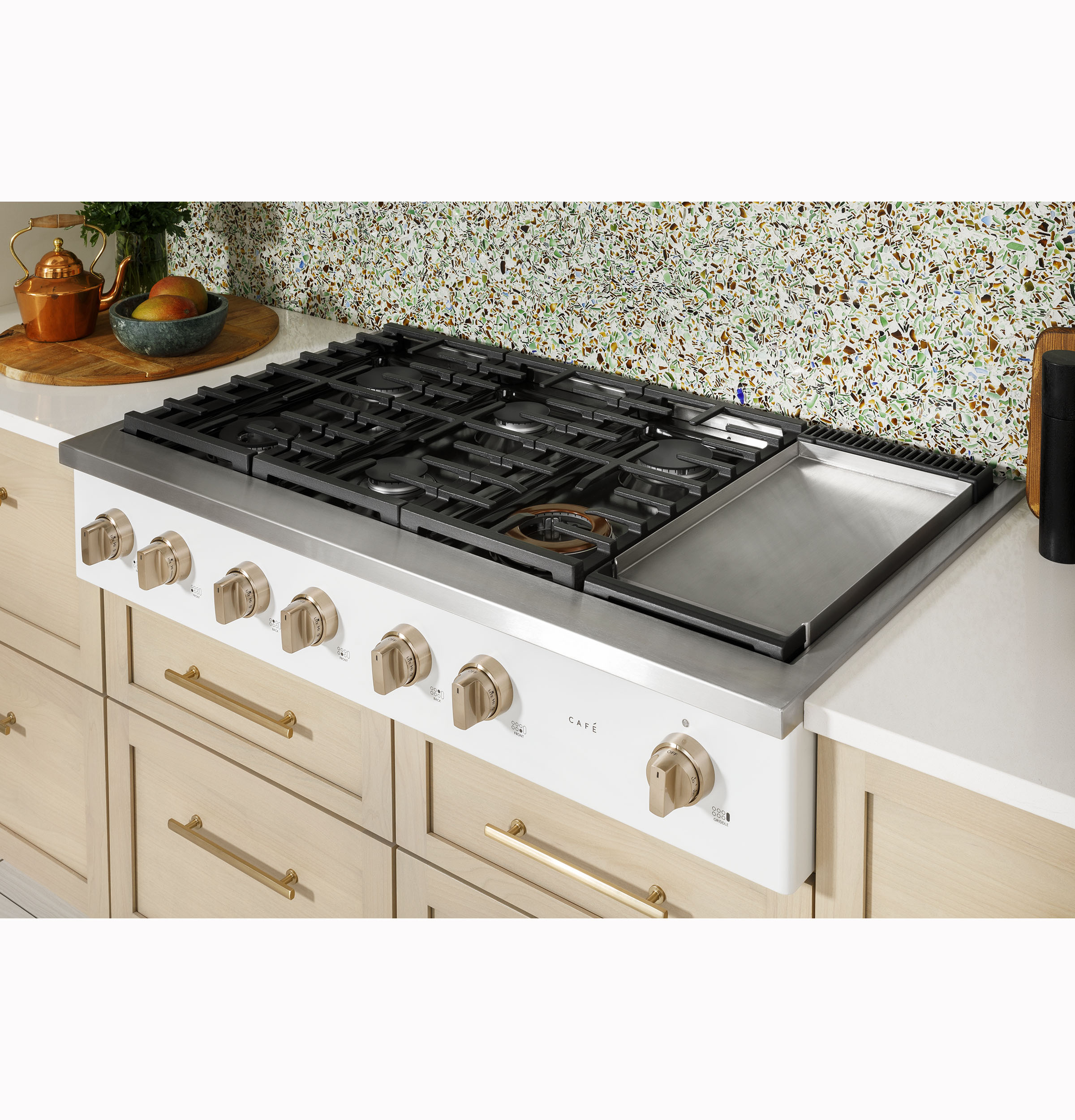 48" Width — 6 Burners — Griddle — ADA Compliant — Not Connectable view 4