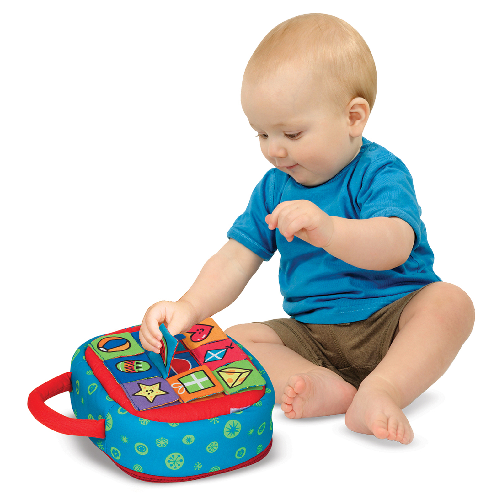Melissa & Doug Take-Along Shape Sorter Baby and Toddler Toy image number null