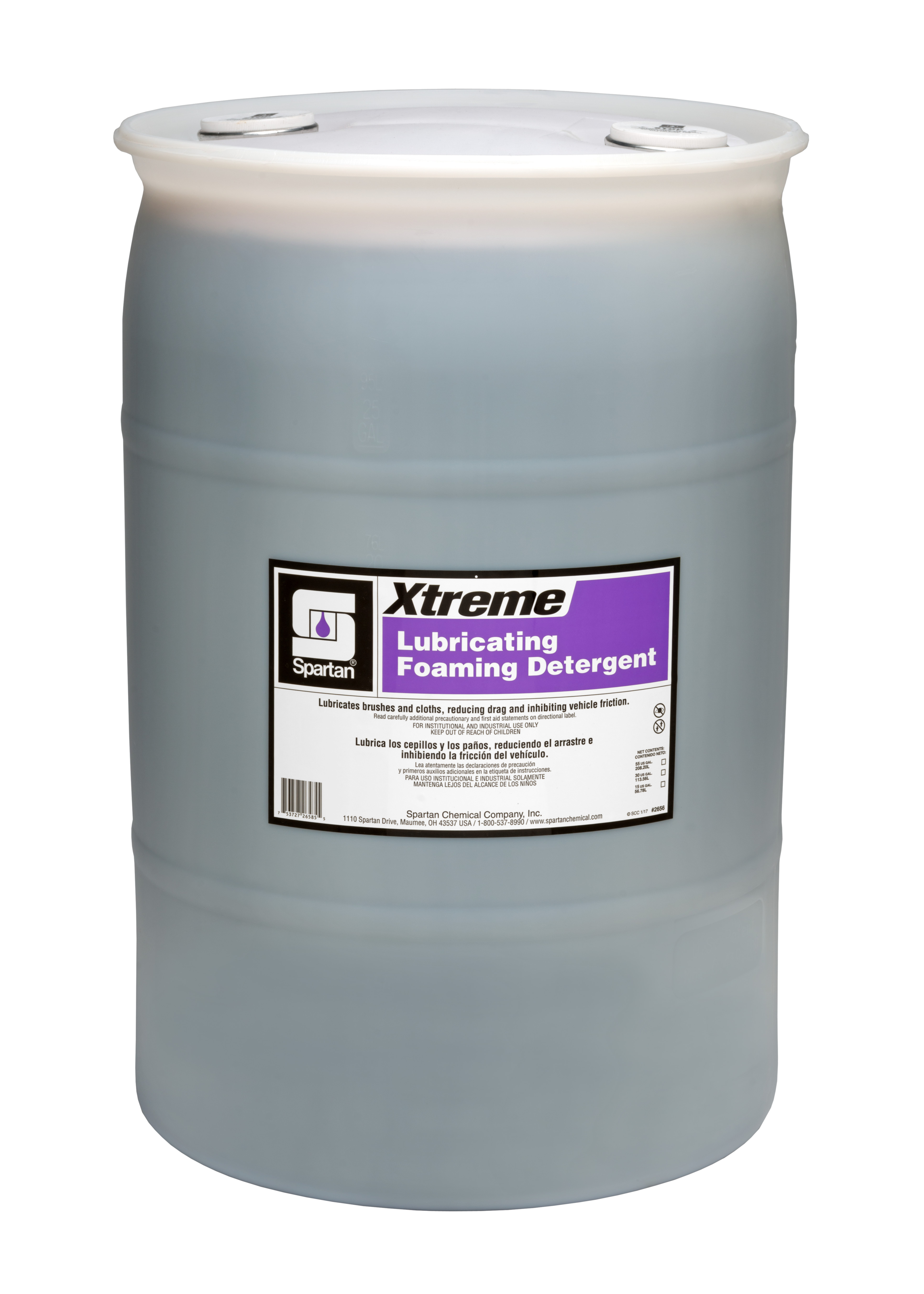 Spartan Chemical Company Xtreme Lubricating Foaming Detergent, 30 GAL DRUM