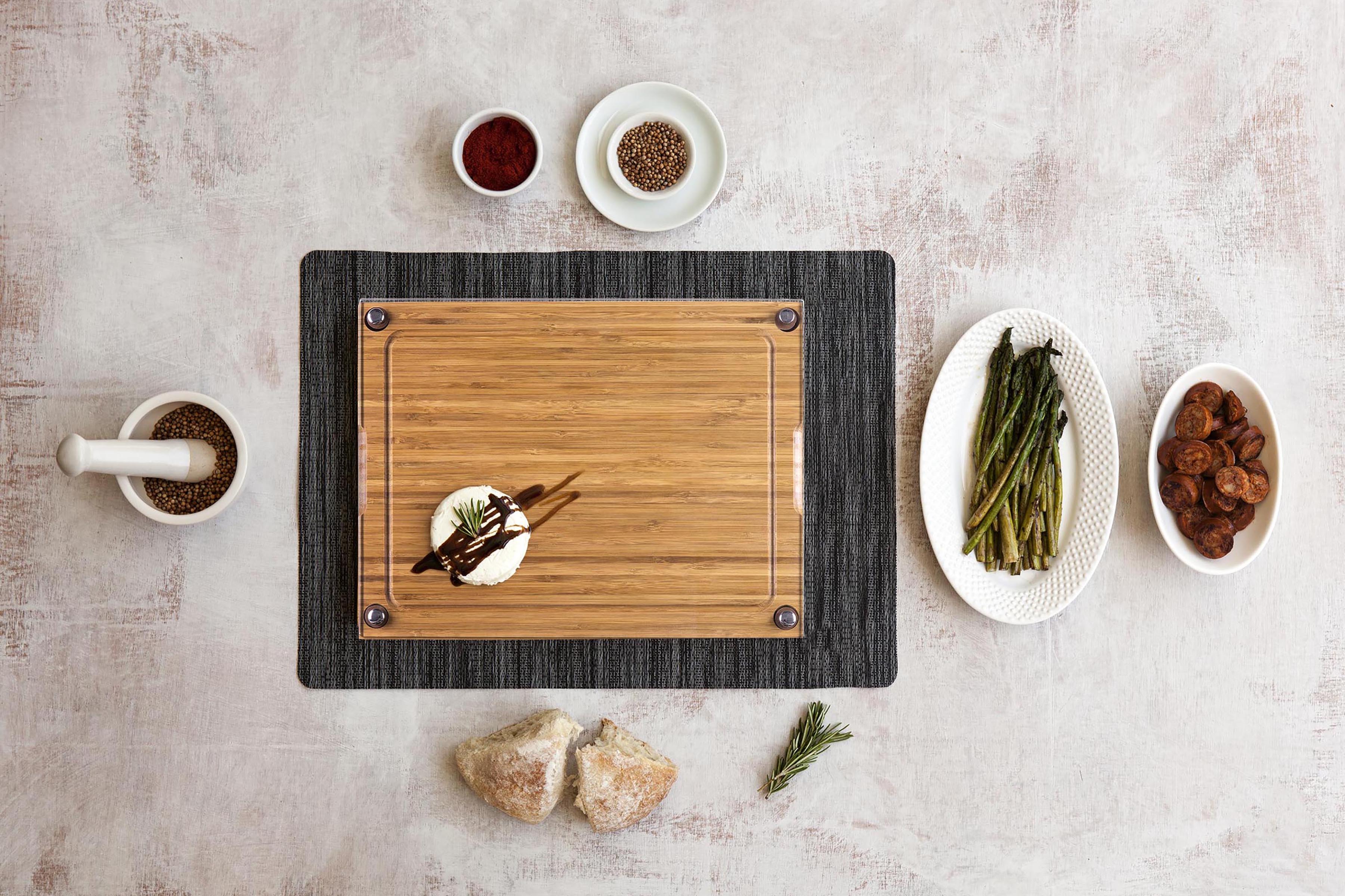 Toronto Blue Jays - Concerto Glass Top Cheese Cutting Board & Tools Set