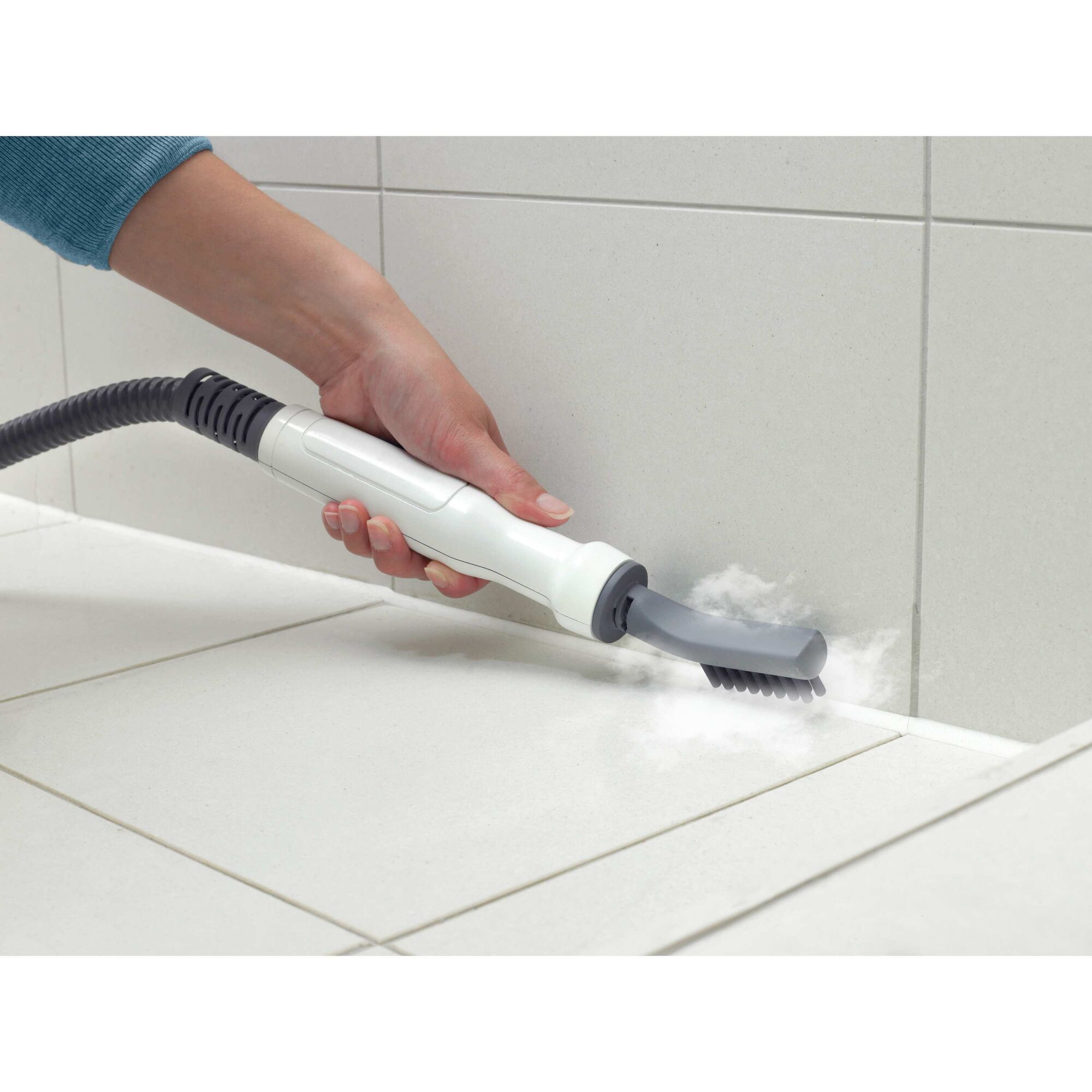 7 in 1 Steam mop with steamglove handheld steamer cleaning title.