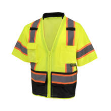 Radians SV56B-3 Type R Class 3 Heavy Duty Mesh Surveyor Vest with Color-Blocked Bottom