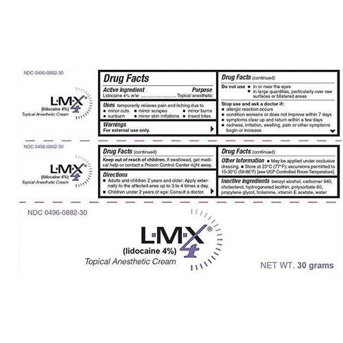 L.M.X 4® Topical Anesthetic Cream, 30gm Tube