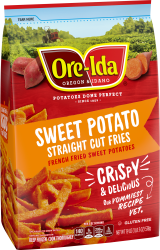 Ore-Ida Sweet Potato Straight French Fries, 19 oz Bag image